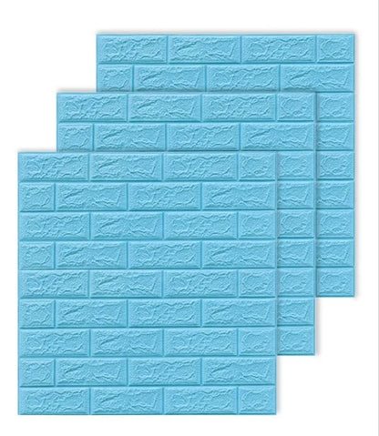 3D Brick Design Self-Adhesive Waterproof Foam Sheet 3D PE Foam Wallpaper